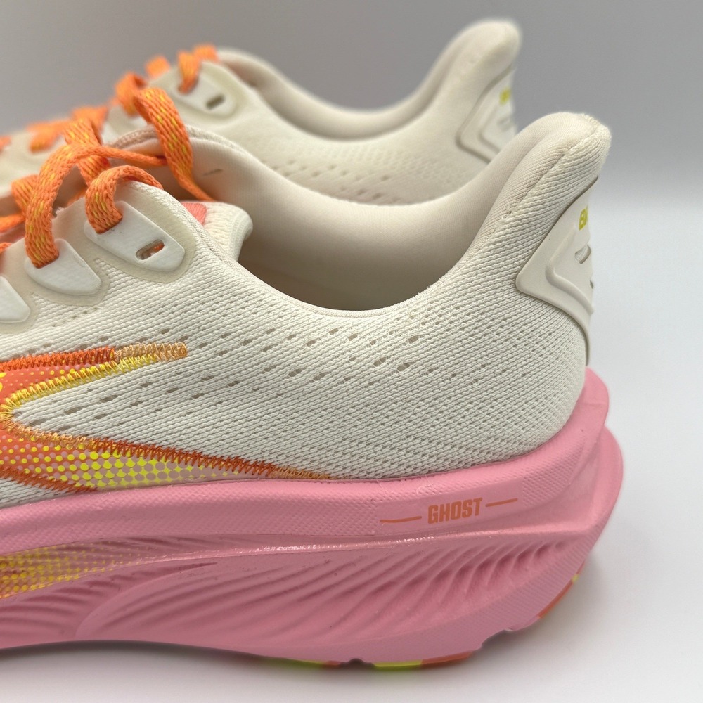 Brooks Ghost 17 Running Shoes Womens 6.5 Coconut Candy Limeade 120431 1B 236 NEW - Picture 8 of 16